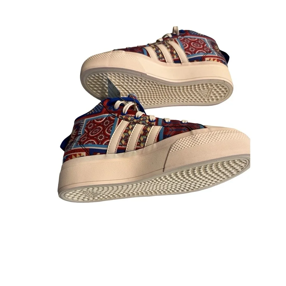Adidas FARM Rio x Bravada 2.0 Platform‎ Mid Skateboard Patchwork Quilt Women's 6
